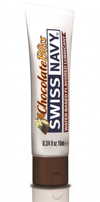 Лубрикант с ароматом шоколада Swiss Navy Chocolate Bliss Lube - 10 мл. - Swiss navy - купить с доставкой в Новокузнецке