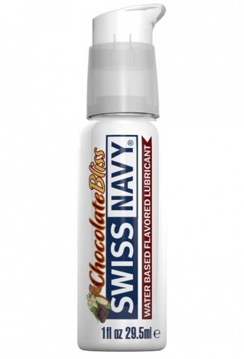 Лубрикант с ароматом шоколада Swiss Navy Chocolate Bliss Lube - 29,5 мл. - Swiss navy - купить с доставкой в Новокузнецке