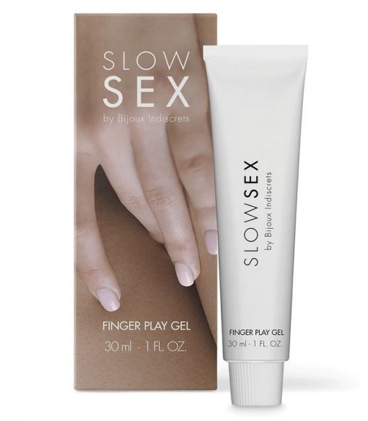 Гель для мастурбации с ароматом кокоса Slow Sex Finger Play Gel - 30 мл. - Bijoux Indiscrets - купить с доставкой в Новокузнецке