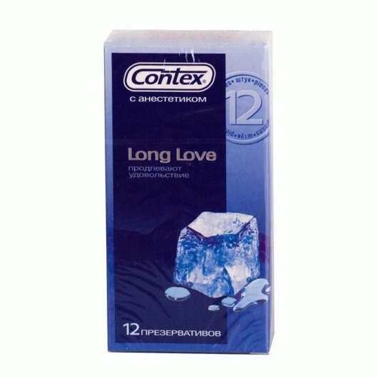 Презервативы с продлевающей смазкой Contex Long Love - 12 шт. - Contex - купить с доставкой в Новокузнецке