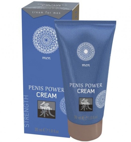 Возбуждающий крем для мужчин Penis Power Cream - 30 мл. - Shiatsu - купить с доставкой в Новокузнецке