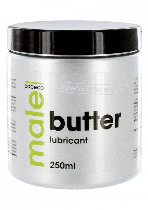 Анальный лубрикант MALE Cobeco Butter Lubricant - 250 мл. - Cobeco - купить с доставкой в Новокузнецке