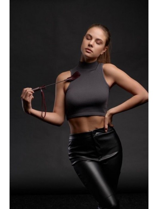 Бордовый стек Ladys Arsenal - 24 см. - БДСМ Арсенал - купить с доставкой в Новокузнецке