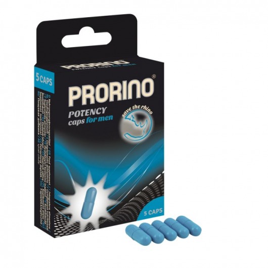 БАД для мужчин ero black line PRORINO Potency Caps for men - 5 капсул - Ero - купить с доставкой в Новокузнецке