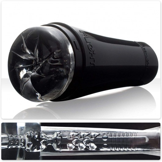 Черный мастурбатор-анус Fleshlight - Flight Pilot - Fleshlight - в Новокузнецке купить с доставкой