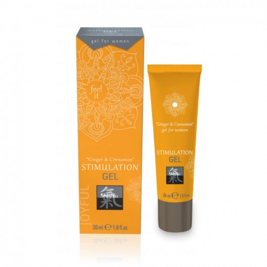 Возбуждающий интимный гель STIMULATION GEL Ginger   Cinnamon - 30 мл. - Shiatsu - купить с доставкой в Новокузнецке