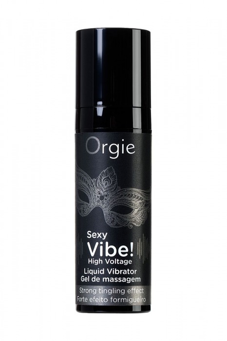 Гель для массажа ORGIE Sexy Vibe High Voltage с эффектом вибрации - 15 мл. - ORGIE - купить с доставкой в Новокузнецке