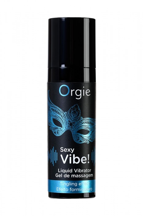 Гель для массажа ORGIE Sexy Vibe Liquid Vibrator с эффектом вибрации - 15 мл. - ORGIE - купить с доставкой в Новокузнецке