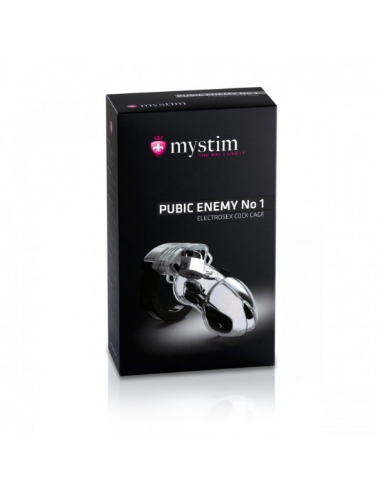 Пояс верности с электростимуляцией Pubic Enemy №1 - MyStim - купить с доставкой в Новокузнецке