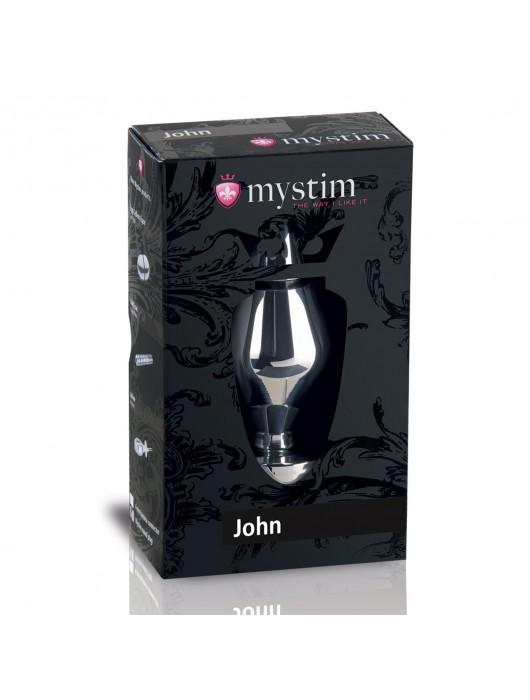 Анальная втулка для электростимуляции John - 10,5 см. - MyStim - купить с доставкой в Новокузнецке