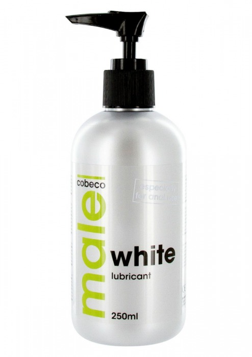 Анальная смазка на водной основе MALE Cobeco White Lubricant - 250 мл. - Cobeco - купить с доставкой в Новокузнецке