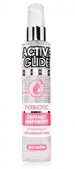 Увлажняющий интимный гель Active Glide Prebiotic - 100 гр. - Биоритм - купить с доставкой в Новокузнецке