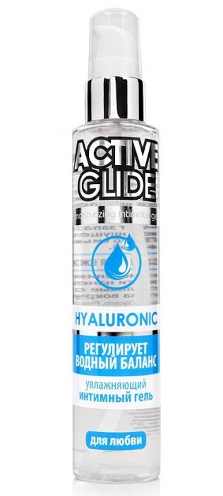 Увлажняющий интимный гель Active Glide Hyaluronic - 100 гр. - Биоритм - купить с доставкой в Новокузнецке