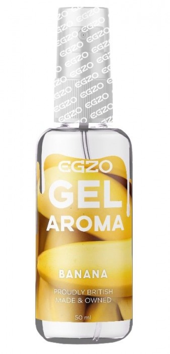 Интимный лубрикант EGZO AROMA с ароматом банана - 50 мл. - EGZO - купить с доставкой в Новокузнецке