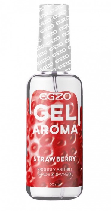 Интимный лубрикант EGZO AROMA с ароматом клубники - 50 мл. - EGZO - купить с доставкой в Новокузнецке