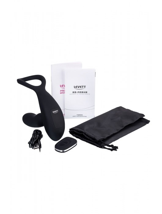 Черный стимулятор простаты Maud с вибрацией - Levett - в Новокузнецке купить с доставкой