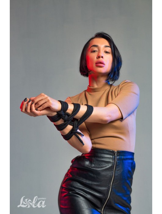 Черная веревка Do Not Disturb - 5 м. - Lola Games - купить с доставкой в Новокузнецке