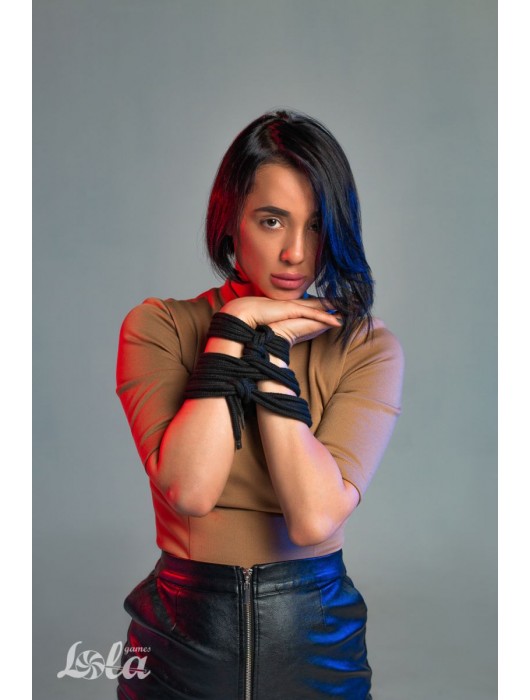 Черная веревка Do Not Disturb - 5 м. - Lola Games - купить с доставкой в Новокузнецке