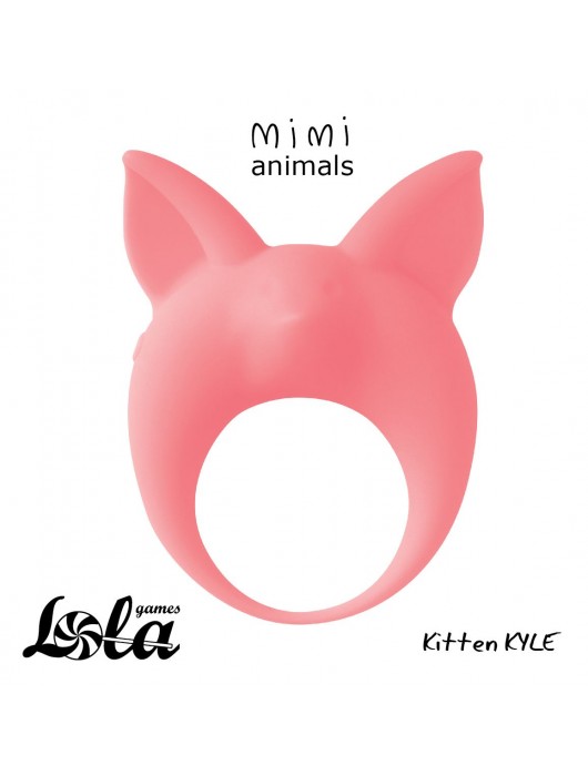 Оранжевое эрекционное кольцо Kitten Kyle - Lola Games - в Новокузнецке купить с доставкой