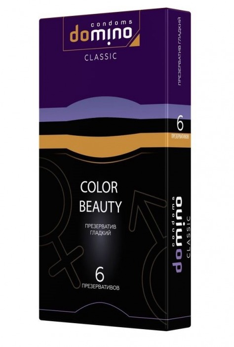 Разноцветные презервативы DOMINO Colour Beauty - 6 шт. - Domino - купить с доставкой в Новокузнецке