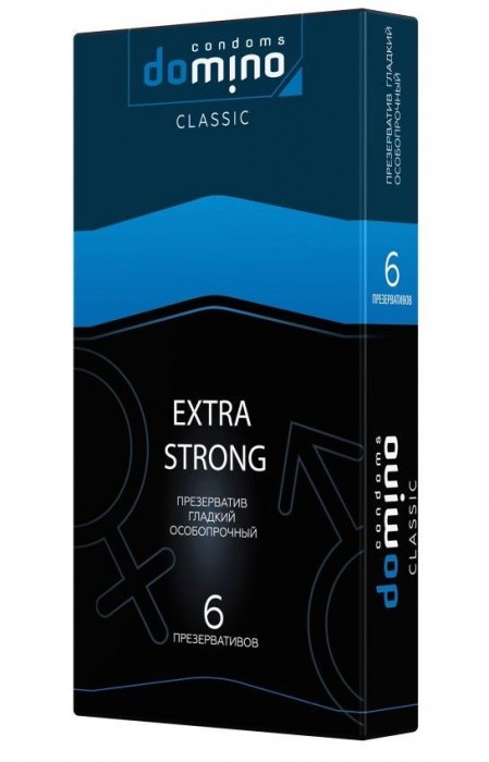 Суперпрочные презервативы DOMINO Extra Strong - 6 шт. - Domino - купить с доставкой в Новокузнецке