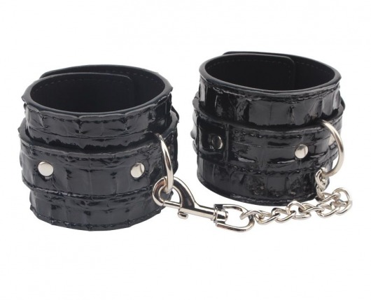 Черные наручники Surrender Wrist Restraints - Chisa - купить с доставкой в Новокузнецке