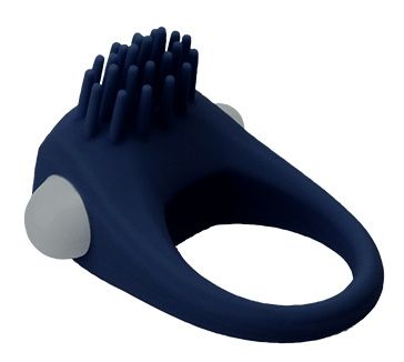 Синее эрекционное виброкольцо STIMU RING - Dream Toys - в Новокузнецке купить с доставкой