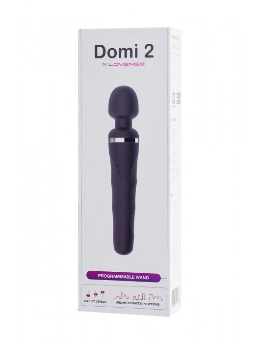 Черный вибромассажер Lovense Domi 2 - 23,3 см. - Lovense