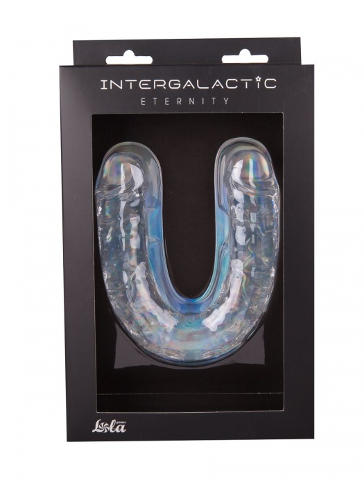 Прозрачный двусторонний фаллоимитатор Eternity - 29,5 см. - Lola Games