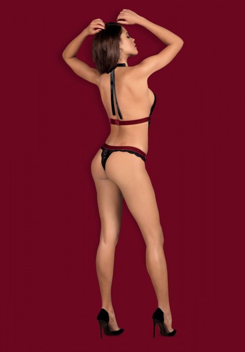 Стильное кружевное боди Rossita - Obsessive купить с доставкой