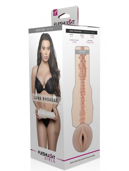 Мастурбатор-вагина Fleshlight Girls - Lana Rhoades Destiny - Fleshlight - в Новокузнецке купить с доставкой