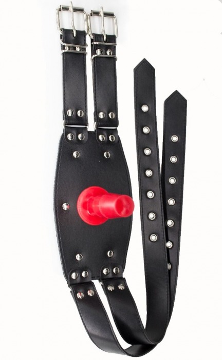 Черный узкий пояс на бедро с телесной насадкой - LOVETOY (А-Полимер) - купить с доставкой в Новокузнецке