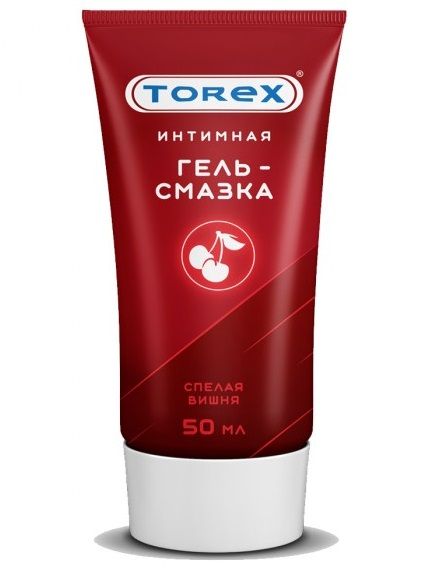 Смазка на водной основе TOREX  Спелая вишня  - 50 мл. - Torex - купить с доставкой в Новокузнецке