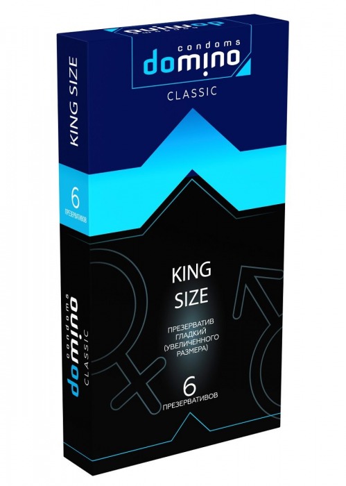 Презервативы увеличенного размера DOMINO Classic King size - 6 шт. - Domino - купить с доставкой в Новокузнецке