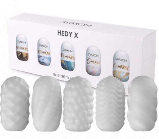 Набор из 5 мастурбаторов Hedy X5 Mixed - Svakom - в Новокузнецке купить с доставкой