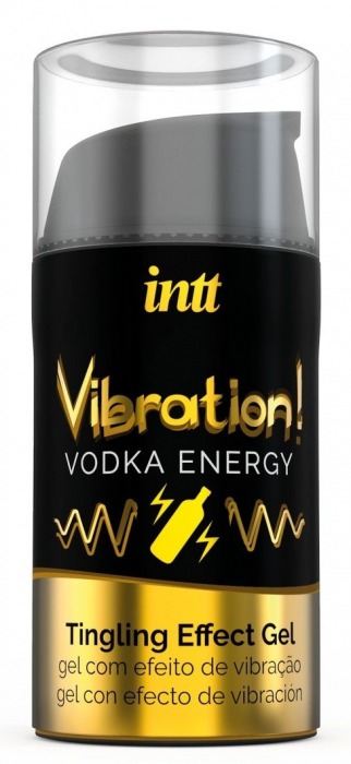 Жидкий интимный гель с эффектом вибрации Vibration! Vodka Energy - 15 мл. - INTT - купить с доставкой в Новокузнецке