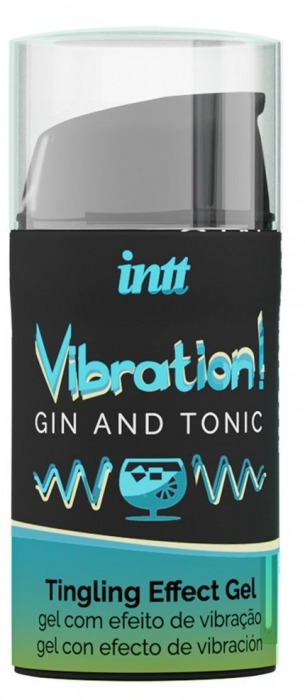 Жидкий интимный гель с эффектом вибрации Vibration! Gin   Tonic - 15 мл. - INTT - купить с доставкой в Новокузнецке