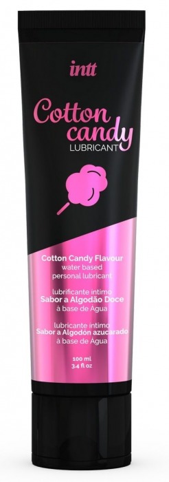 Интимный гель на водной основе Cotton Candy Lubricant - 100 мл. - INTT - купить с доставкой в Новокузнецке