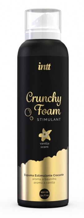 Пенка для массажа Crunchy Foam Stimulant Vanilla - 100 мл. - INTT - купить с доставкой в Новокузнецке