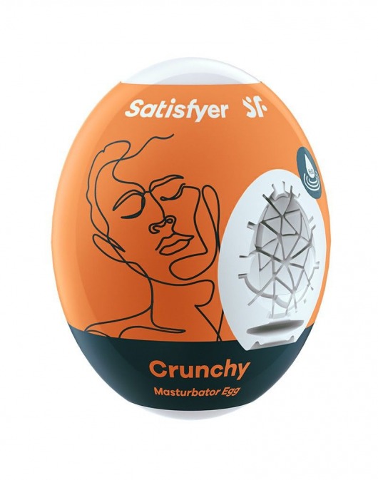 Мастурбатор-яйцо Satisfyer Crunchy Mini Masturbator - Satisfyer - в Новокузнецке купить с доставкой