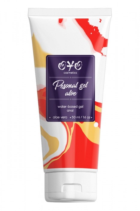 Анальная смазка на водной основе OYO Personal Gel Aloe - 50 мл. - OYO - купить с доставкой в Новокузнецке