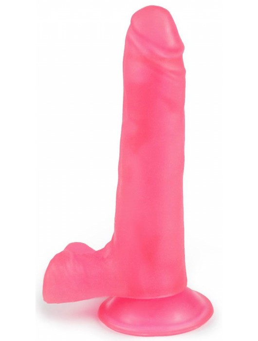 Розовый фаллоимитатор-реалистик на присоске - 16,5 см. - LOVETOY (А-Полимер)