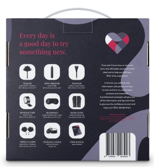 Стартовый набор БДСМ First Kinky Experience - Loveboxxx - купить с доставкой в Новокузнецке