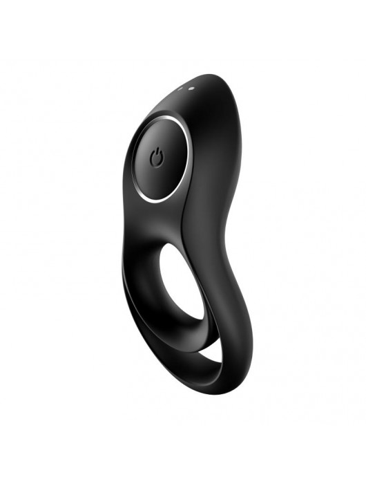 Черное эрекционное виброкольцо Legendary Duo - Satisfyer - в Новокузнецке купить с доставкой