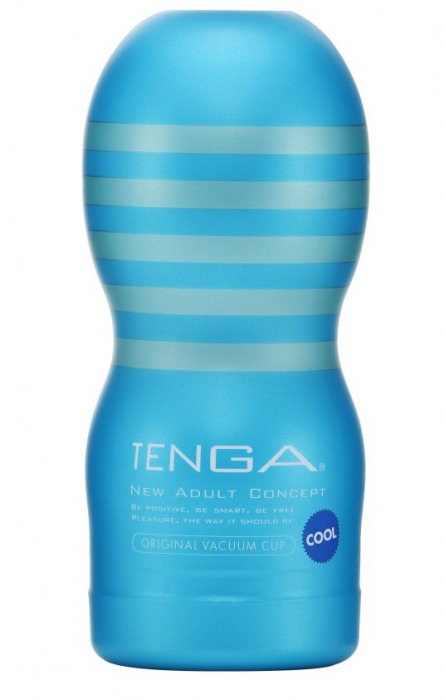 Мастурбатор с охлаждающей смазкой TENGA Original Vacuum Cup Cool - Tenga - в Новокузнецке купить с доставкой