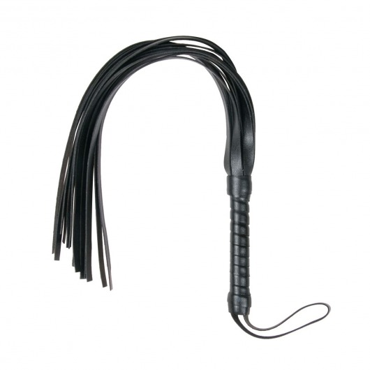 Черный флоггер Flogger Whip - 46 см. - Easy toys - купить с доставкой в Новокузнецке