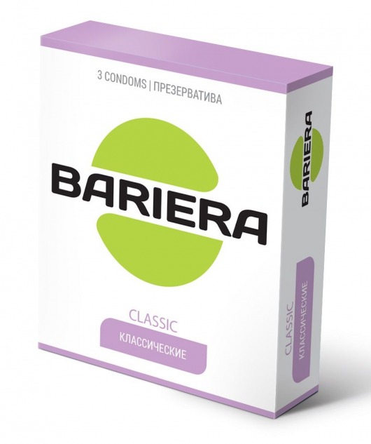 Классические презервативы Bariera Classic - 3 шт. - Bariera - купить с доставкой в Новокузнецке