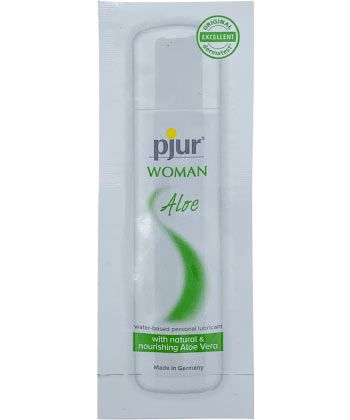 Лубрикант на водной основе pjur WOMAN Aloe - 2 мл. - Pjur - купить с доставкой в Новокузнецке