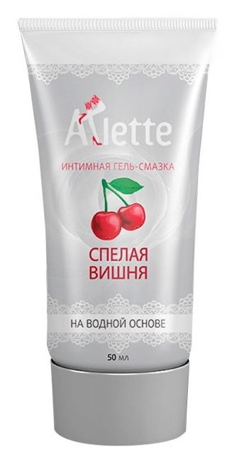 Интимная гель-смазка на водной основе Arlette  Спелая вишня  - 50 мл. - Arlette - купить с доставкой в Новокузнецке