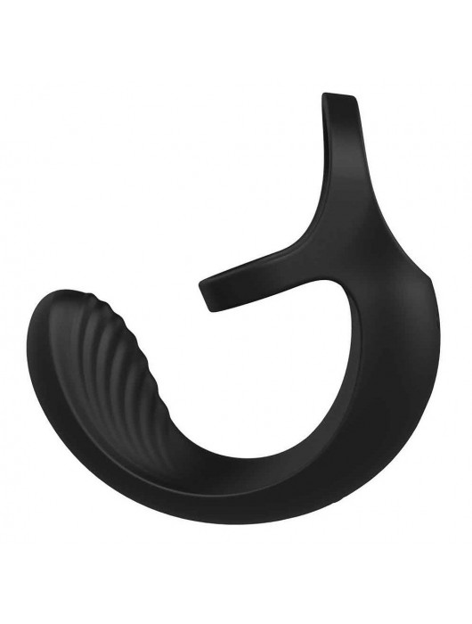 Черный анальный стимулятор с эрекционными кольцами Remote Couple Teaser - Dream Toys - в Новокузнецке купить с доставкой